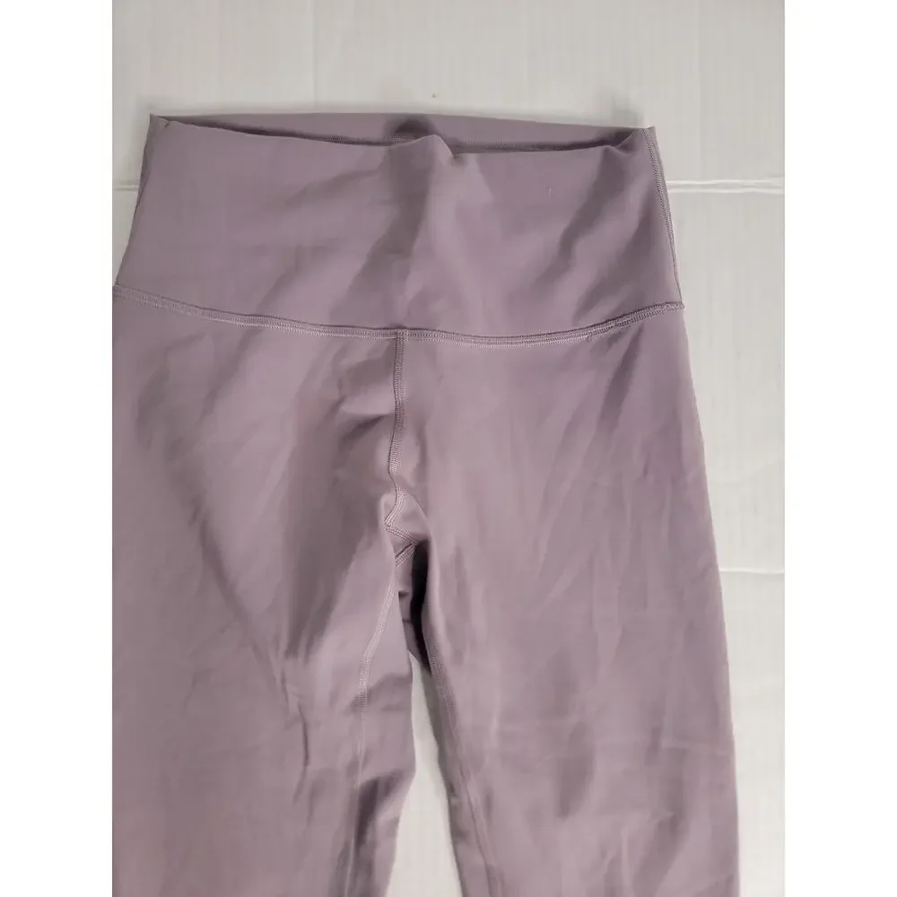 Lululemon Leggings Sz 8 Wunder Train High-Rise Crop Lavender 23